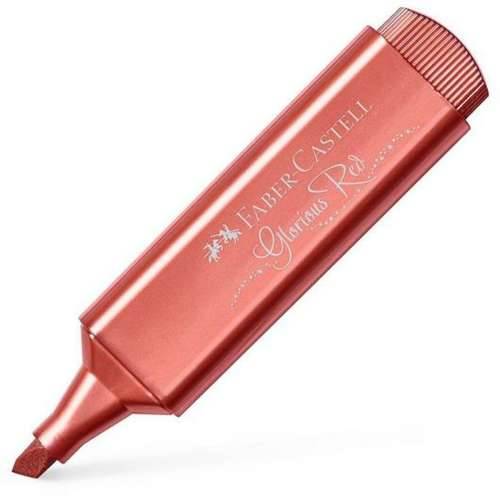 Marker Faber-Castell Textliner 46 metal Crvena (10 kom.) Cijena