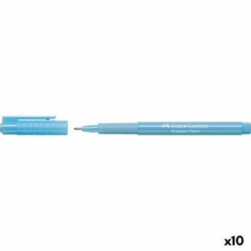 Trajni marker Faber-Castell Broadpen Pastel Pastelno Plava (10 kom.) Cijena