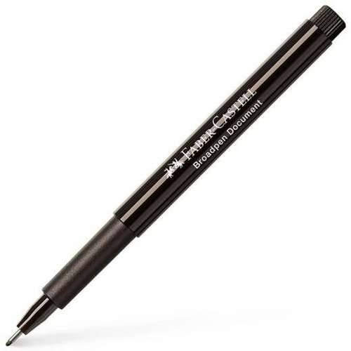 Flomaster Faber-Castell Broadpen Document Crna (10 kom.) Cijena