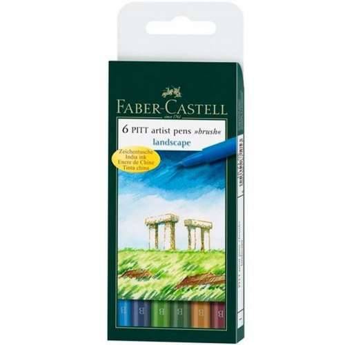 Set Flomastera Faber-Castell Pitt Artist Landscape Torbicu (5 kom.) Cijena