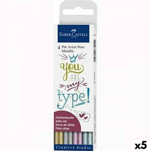 Set Flomastera Faber-Castell Pitt Artist Metalizirani Torbicu (5 kom.) Cijena