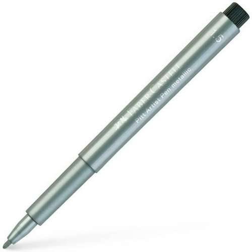Flomaster Faber-Castell Pitt Artist Metalizirani Srebrna (10 kom.) Cijena
