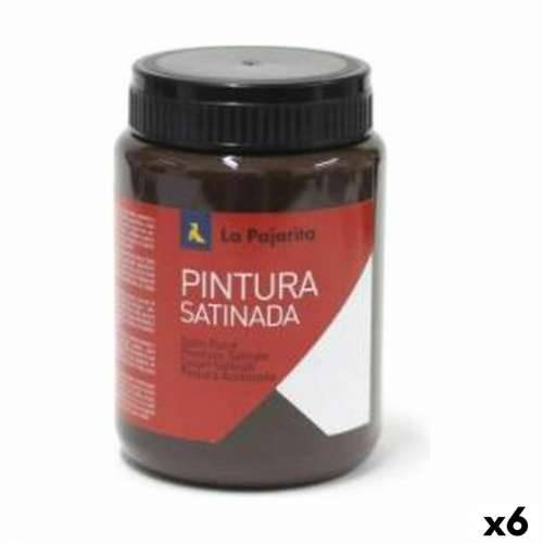 Tempera La Pajarita L-15 6 Dijelovi Tamno smeđi Školski saten Cijena
