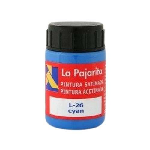Tempera La Pajarita Cyan L-26 6 Dijelovi Školski saten Plava Cijena