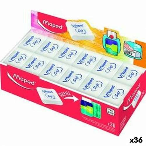 Set Gumica za Brisanje Maped Essential Soft Connect Bijela 36 Jedinice Cijena