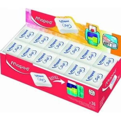 Set Gumica za Brisanje Maped Essential Soft Connect Bijela 36 Jedinice Cijena
