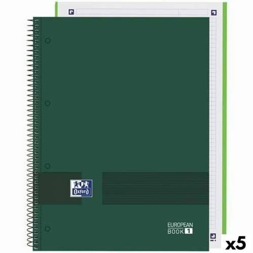 bilježnica Oxford European Book Write&Erase Vojno zelena A4 80 Listovi (5 kom.) Cijena