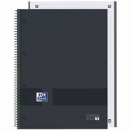 bilježnica Oxford European Book Write&Erase Crna A4 80 Listovi (5 kom.) Cijena