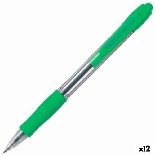 Kemijska Olovka Pilot Supergrip Svetlozelený 0,4 mm (12 kom.) Cijena