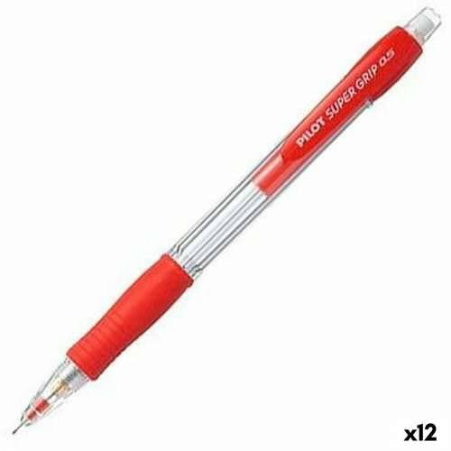 Stalak za Mine za Olovke Pilot Super Grip Crvena 0,5 mm (12 kom.) Cijena