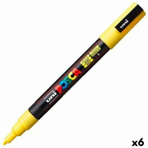 Marker POSCA PC-3M Rumena (6 kom.) Cijena