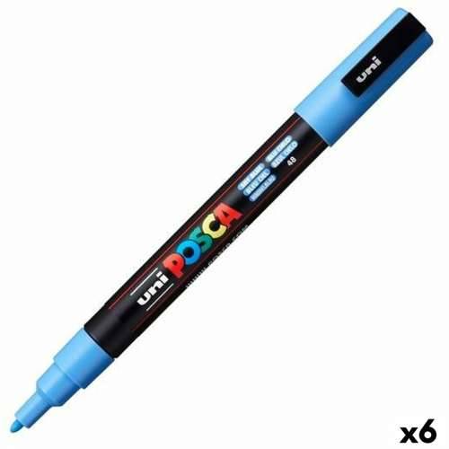 Marker/flomaster POSCA PC-3M Nebesko plava (6 kom.) Cijena