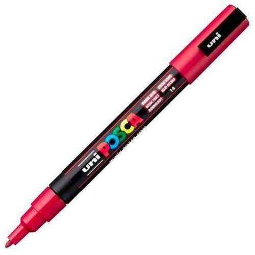 Marker/flomaster POSCA PC-3M Tamno crvena (6 kom.) Cijena