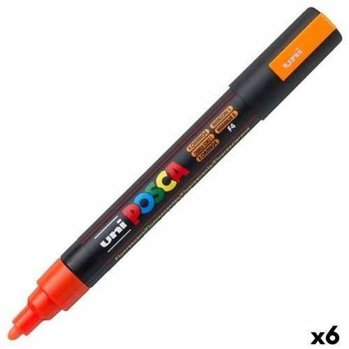 Flomaster POSCA PC-5M Vrh u obliku metka Fluor Oranžna (6 kom.) Cijena