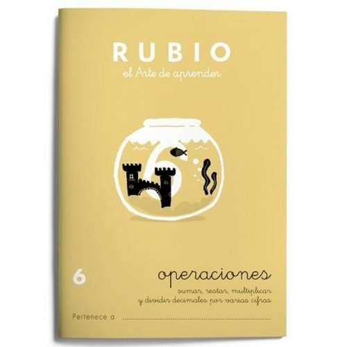 Bilježnica za matematiku Rubio Nº 6 A5 Španjolski 20 Listovi (10 kom.) Cijena