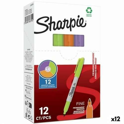 Trajni marker Sharpie Zelena Vijoličasta Oranžna (12 kom.) Cijena