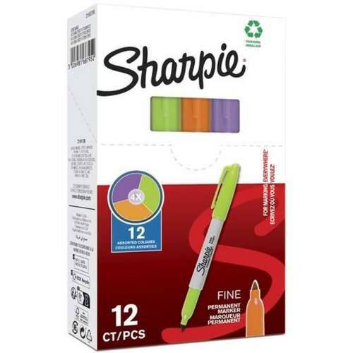 Trajni marker Sharpie Zelena Vijoličasta Oranžna (12 kom.) Cijena