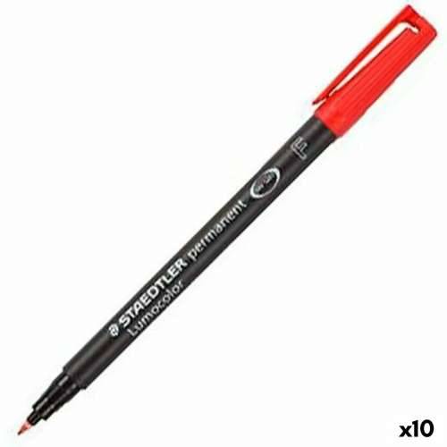 Trajni marker Staedtler Lumocolor 318-2 F Crvena (10 kom.) Cijena