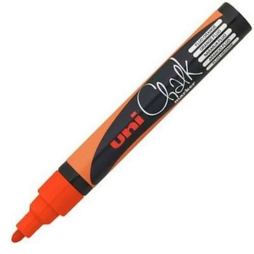 Markeri s tekućom kredom Uni-Ball PWE-5M Fluor Oranžna (6 kom.) Cijena