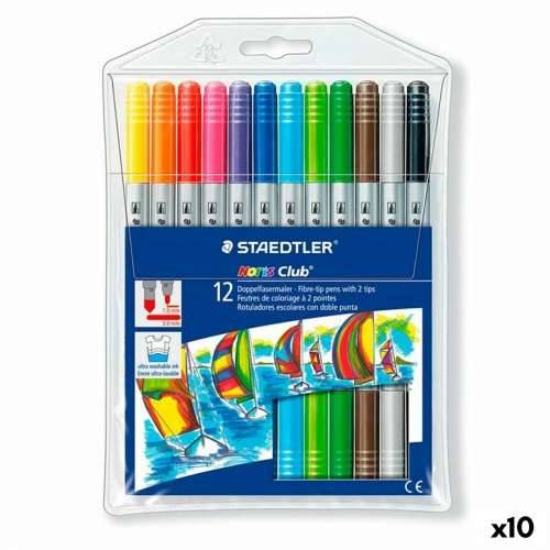 Set Flomastera Staedtler Noris Club Dvostruki vrh Pisana (10 kom.) Cijena
