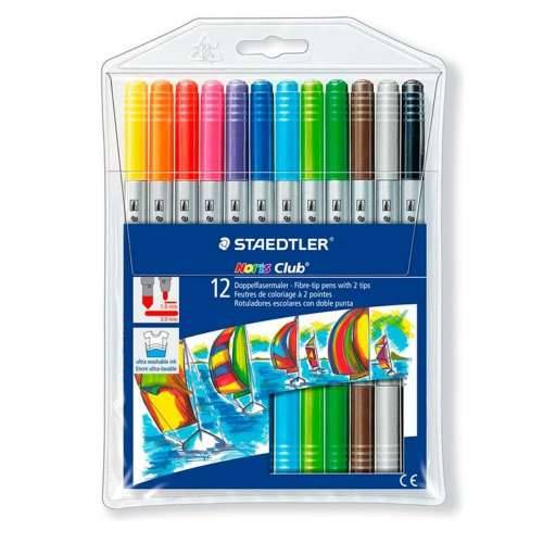 Set Flomastera Staedtler Noris Club Dvostruki vrh Pisana (10 kom.) Cijena