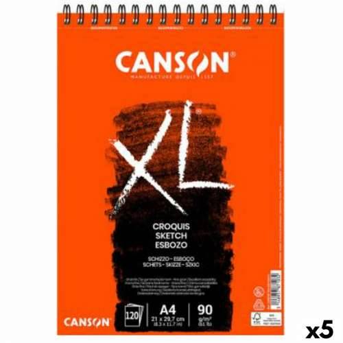 Blok za crtanje Canson XL Esboso 20 Listovi Bijela Prirodno A4 5 kom. 90 g/m² Cijena