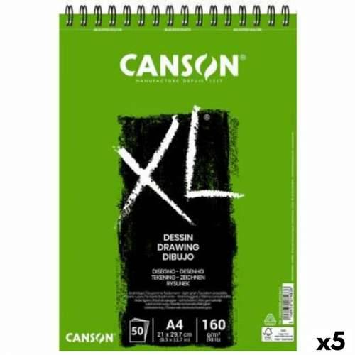 Blok za crtanje Canson XL Drawing Bijela A4 5 kom. 50 Listovi 160 g/m2 Cijena