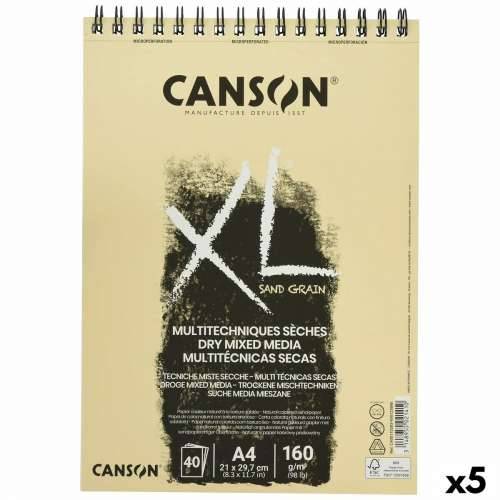 Blok za crtanje Canson XL Sand Prirodno A4 5 kom. 40 Listovi 160 g/m2 Cijena