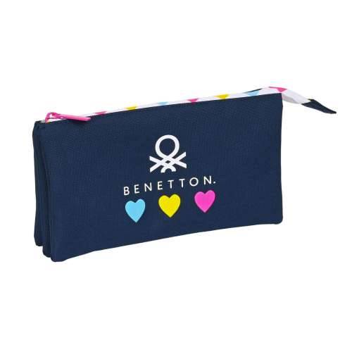 Trostruka pernica Benetton Love 22 x 3 x 12 cm Cijena