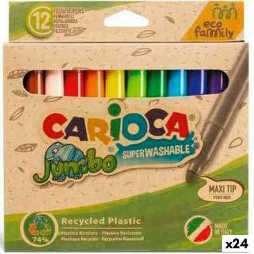 Set Flomastera Carioca Jumbo Eco Family 24 Dijelovi Pisana (24 kom.) Cijena