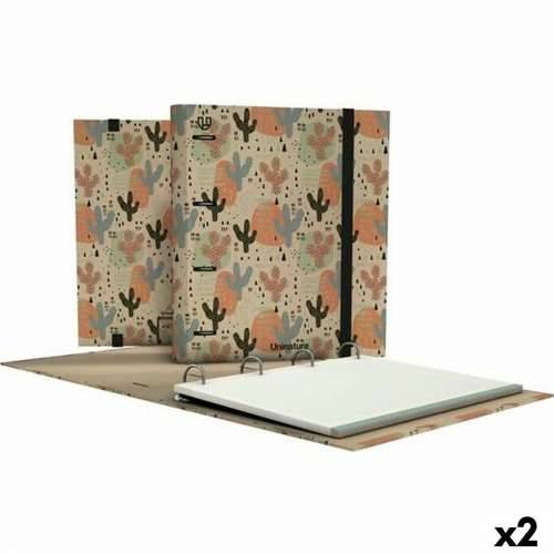 Registrator s prstenovima Unipapel Uninature Kaktus Zamjena (100 Listovi) A4 (2 kom.) Cijena