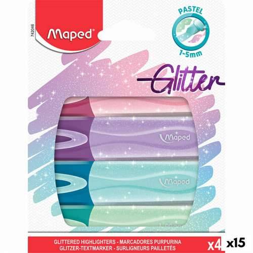 Set Fluorescentnih Markera Maped 4 Dijelovi Pisana (15 kom.) Cijena