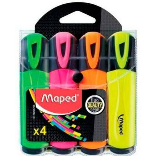 Set Fluorescentnih Markera Maped Fluor Quality Neon Pisana (3 kom.) Cijena