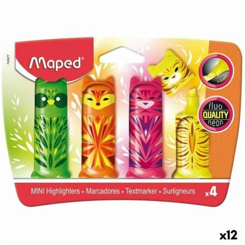Set Fluorescentnih Markera Maped Pisana 4 Dijelovi (12 kom.) Cijena