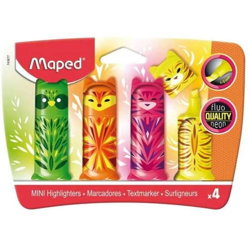 Set Fluorescentnih Markera Maped Pisana 4 Dijelovi (12 kom.) Cijena