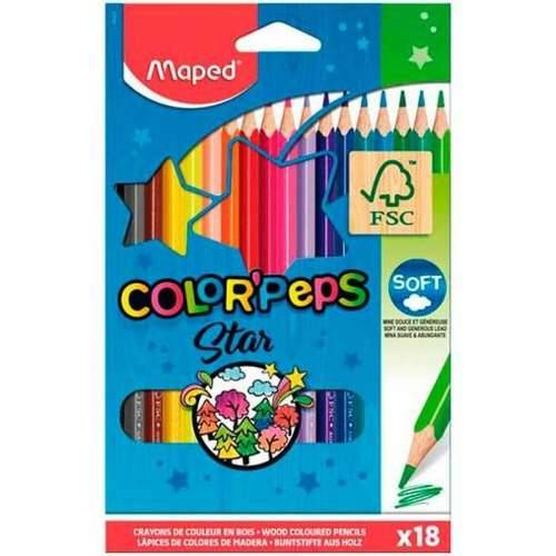Bojice Maped Color’ Peps Star Pisana 18 Dijelovi (12 kom.) Cijena