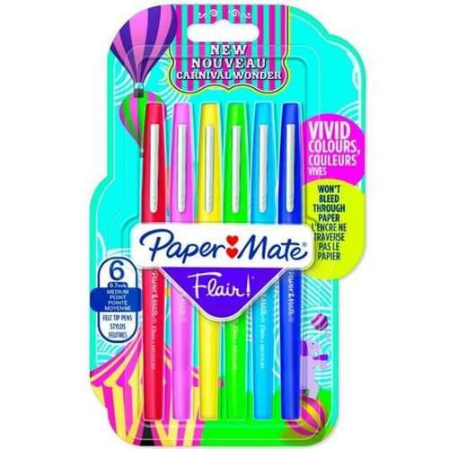 Set Flomastera Paper Mate Flair Pisana 6 Dijelovi (2 kom.) Cijena
