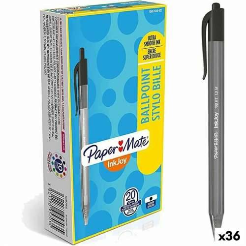 Kemijska Olovka Paper Mate Inkjoy 20 Dijelovi Crna 1 mm (36 Jedinice) Cijena