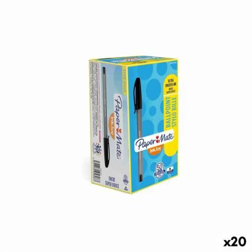 Kemijska Olovka Paper Mate Inkjoy 50 Dijelovi Crna 1 mm (20 kom.) Cijena