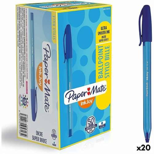 Kemijska Olovka Paper Mate Inkjoy 50 Dijelovi Plava 1 mm (20 kom.) Cijena