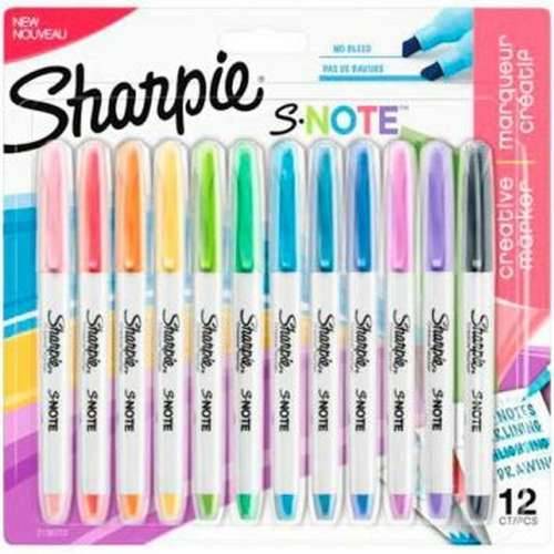 Set Flomastera Sharpie S-Note Pisana 12 Dijelovi 1-3 mm (12 kom.) Cijena