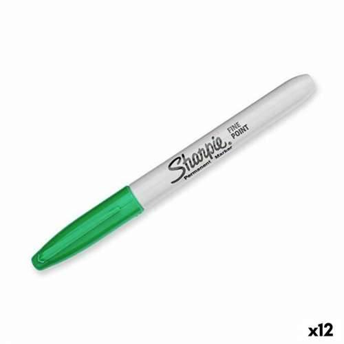 Trajni marker Sharpie Fine Point Zelena (12 kom.) Cijena