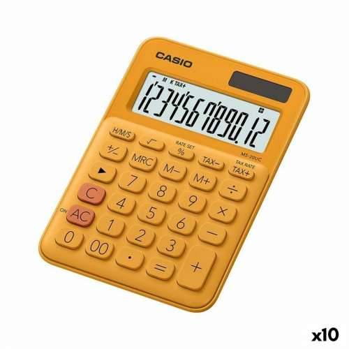 Kalkulator Casio MS-20UC 2,3 x 10,5 x 14,95 cm Oranžna (10 kom.) Cijena