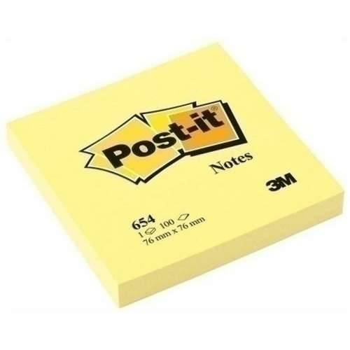 Ljepljive Bilješke Post-it 76 x 76 mm Rumena (2 kom.) Cijena