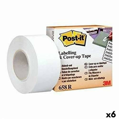 Ljepljiva traka Post-it 658R Bijela 25,4 mm x 17,7 m (6 kom.) Cijena