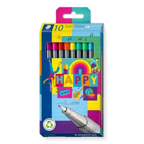 Set Flomastera Staedtler Triplus Fineliner 334 10 Dijelovi Pisana Cijena
