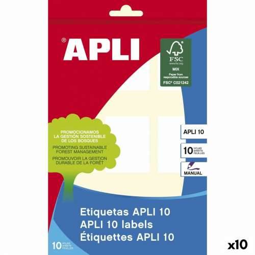 Samoljepljive naljepnice Apli Bijela 10 Listovi 32 x 41 mm (10 kom.) Cijena