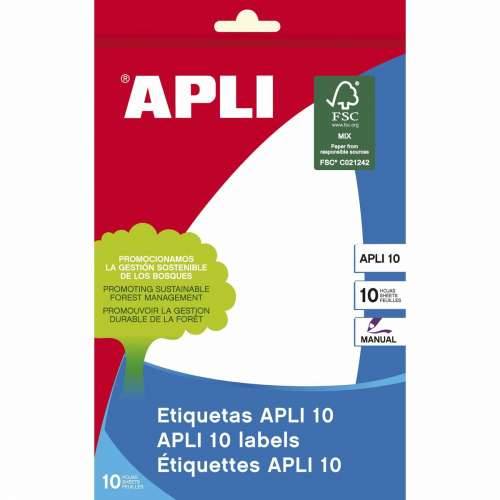 Samoljepljive naljepnice Apli Bijela Papir 10 Listovi 105 x 149 mm (10 kom.) Cijena