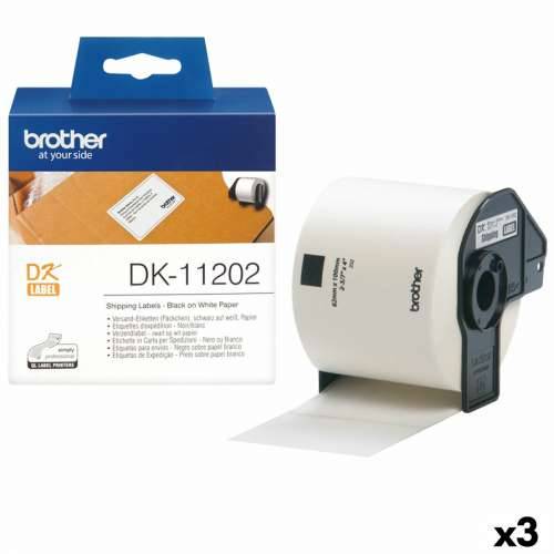 Etikete za Printer Brother DK-11202 Crna/Bijela 62 x 100 mm (3 kom.) Cijena