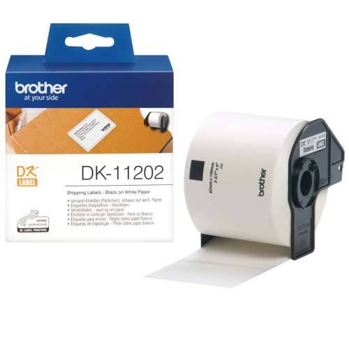 Etikete za Printer Brother DK-11202 Crna/Bijela 62 x 100 mm (3 kom.) Cijena